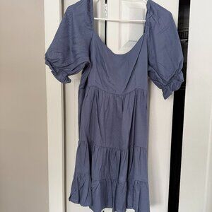Blue babydoll dress
